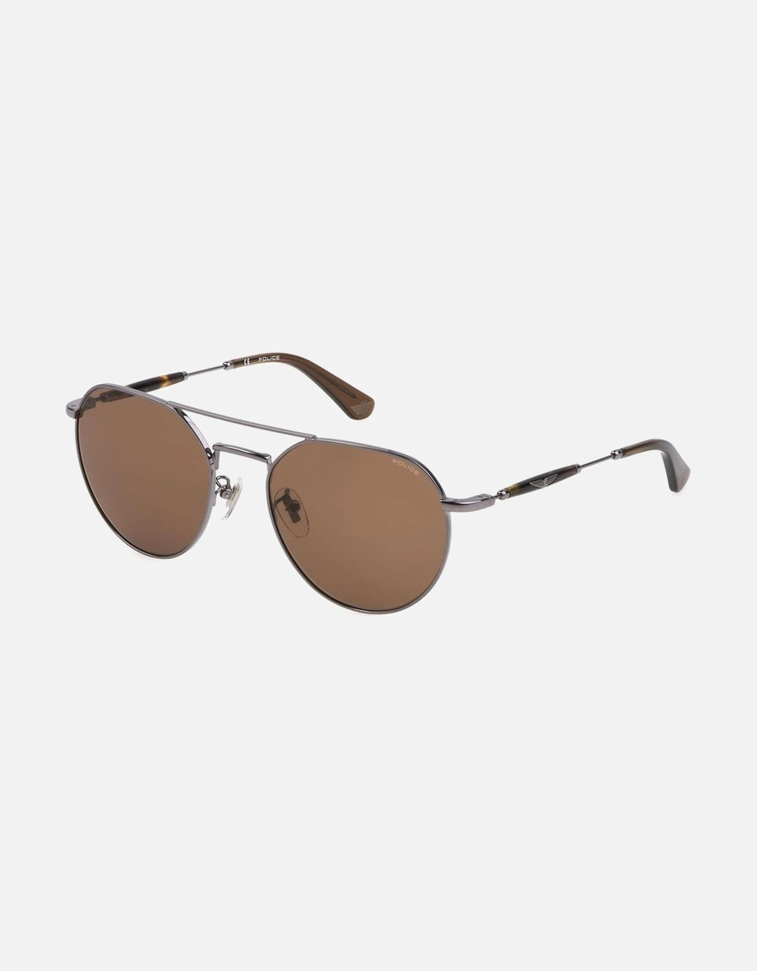 Metal Bracelet Watch with UV Protection Unisex - Gray Sunglasses, 2 of 1