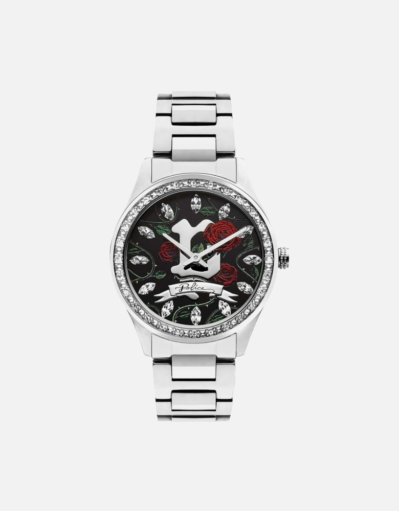 Stainless Steel Quartz Analog Watch Women - Gray Watches