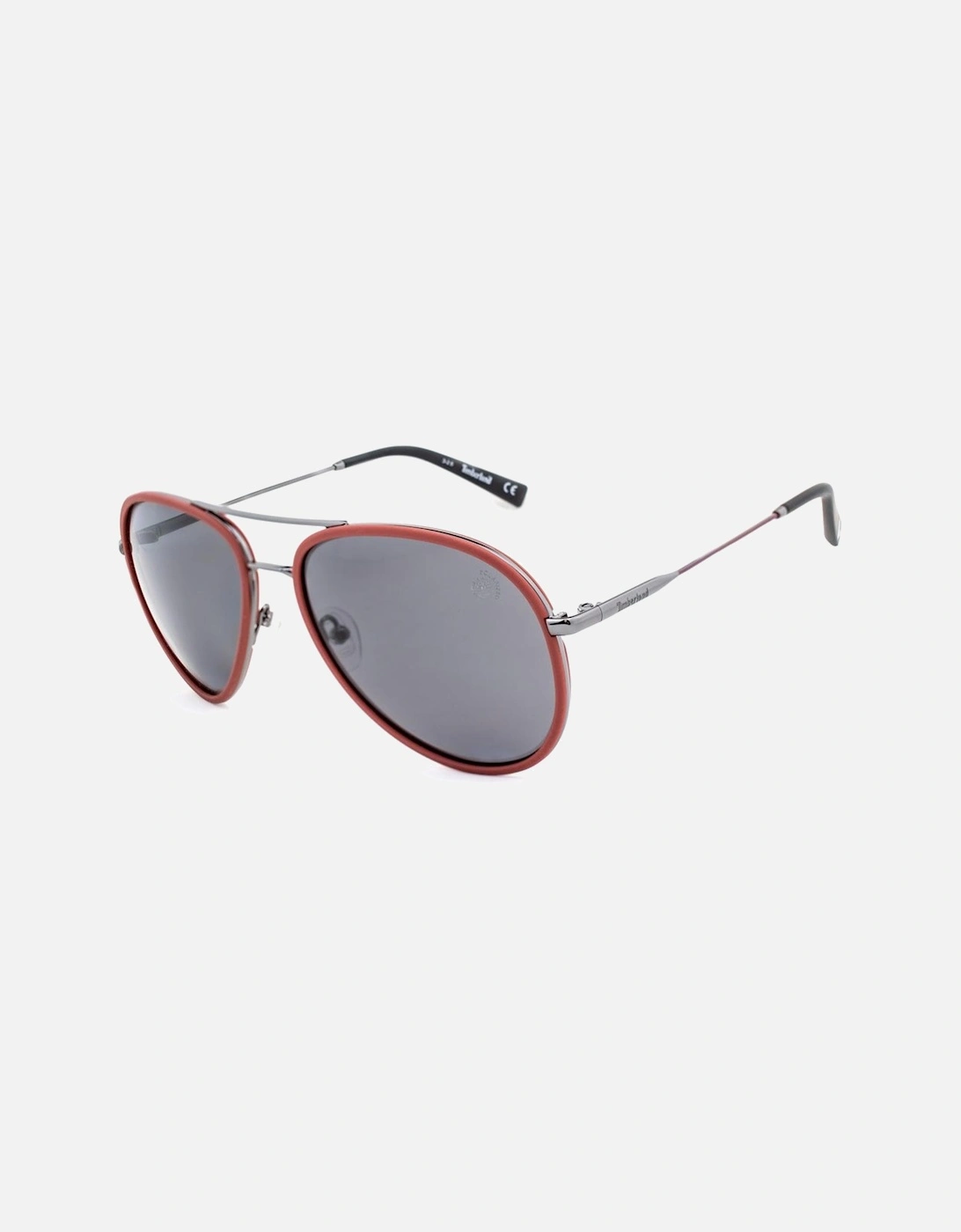Polarized Plastic and Metal Sunglasses Unisex - Silver, 3 of 2