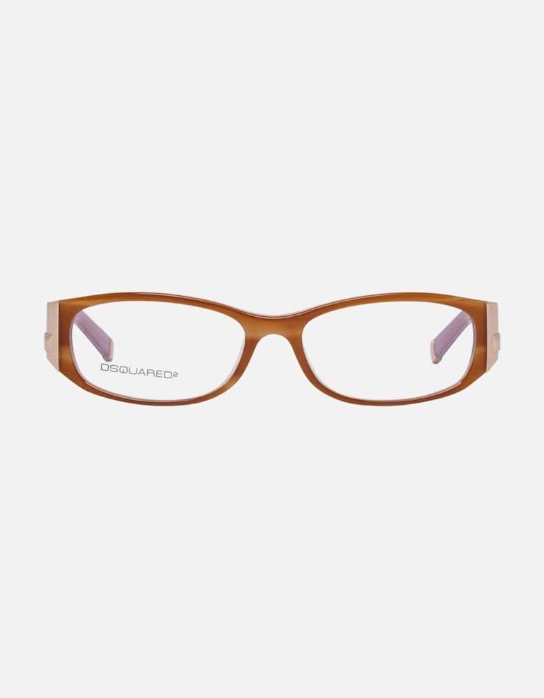 Plastic Bracelet Watch with Brown Dial Women Frames