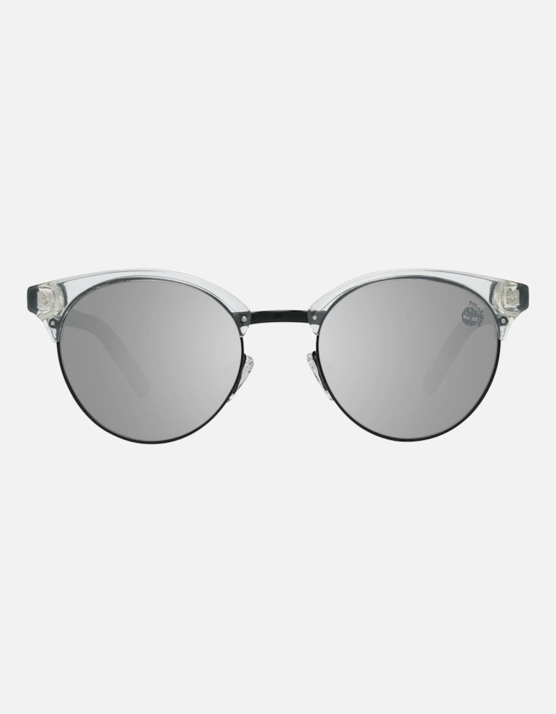 Polarized Metal Frame Sunglasses Women - Transparent