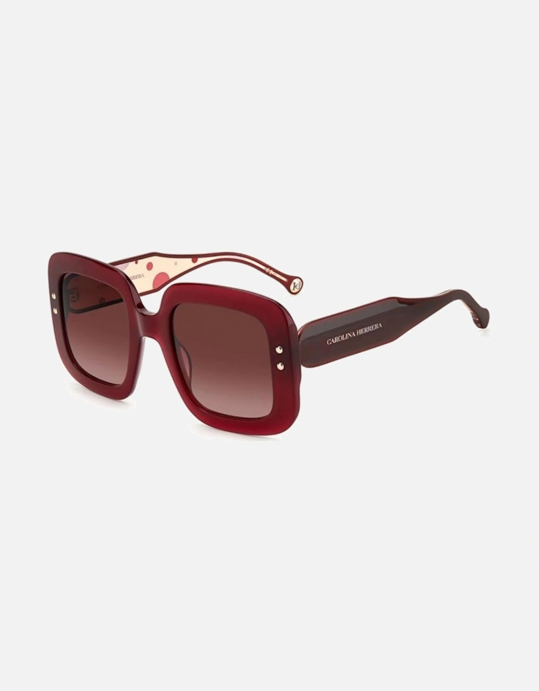Resin Bracelet Watch with Degraded Dial Women - Red Sunglasses