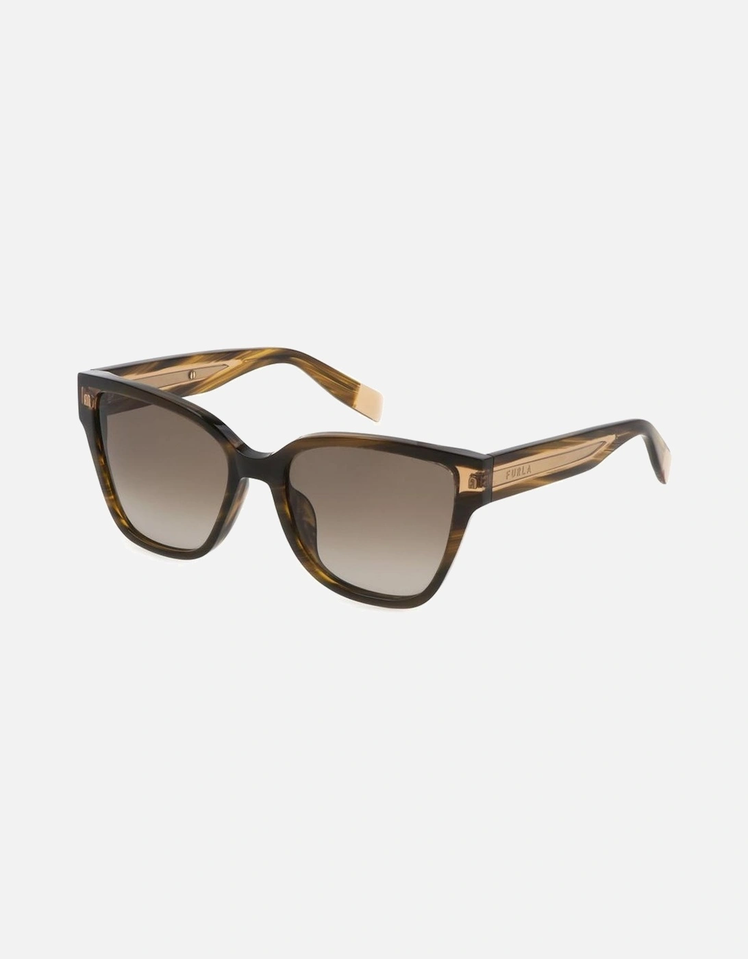 Acetate Sunglasses with Degraded Lens Women - Brown, 2 of 1