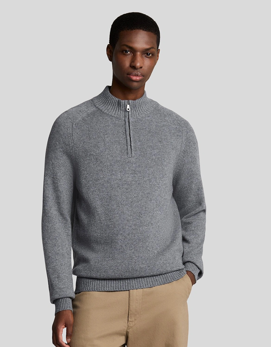 1/4 Zip Knit Jumper, 9 of 8