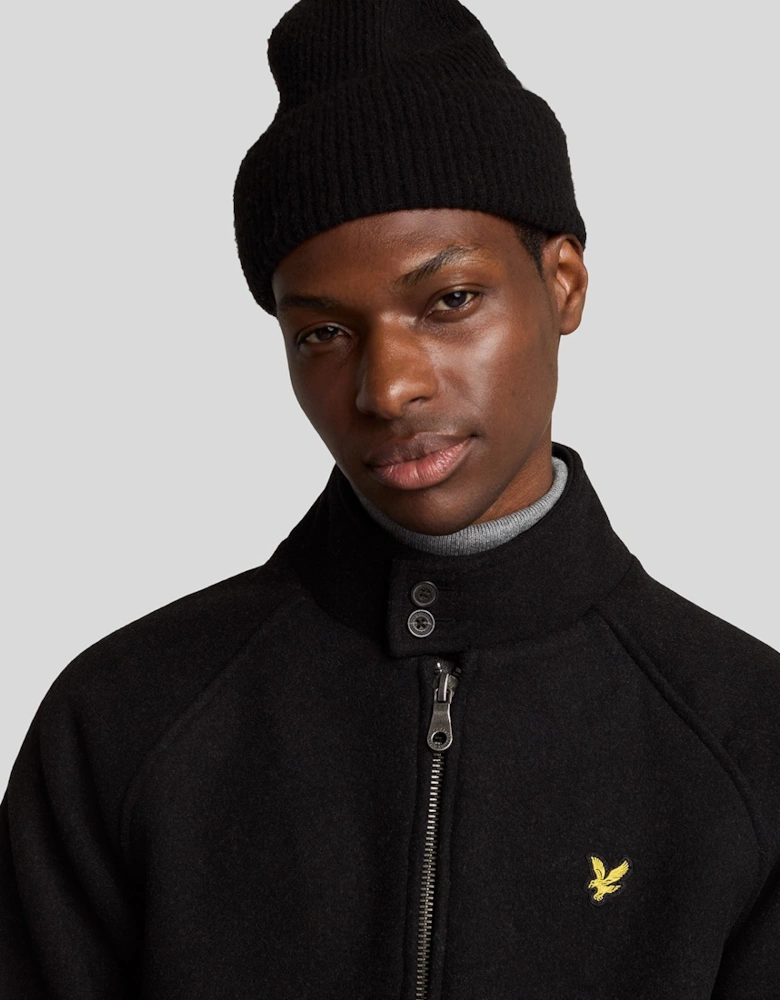 Double Face Wool Harrington Jacket
