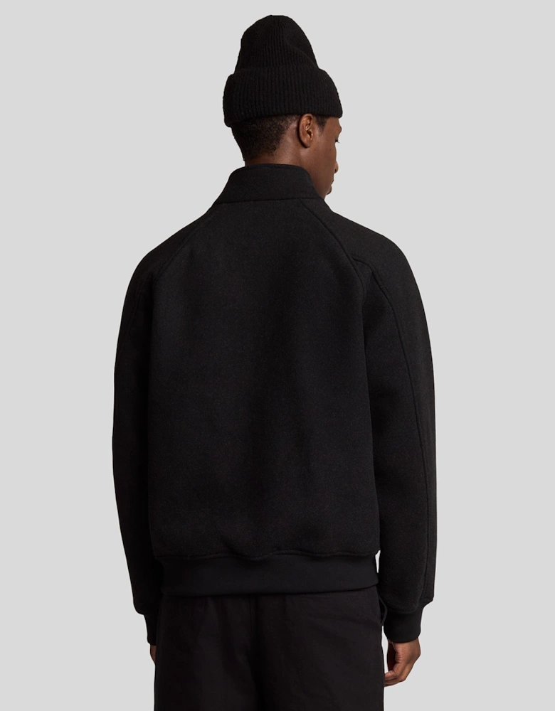 Double Face Wool Harrington Jacket
