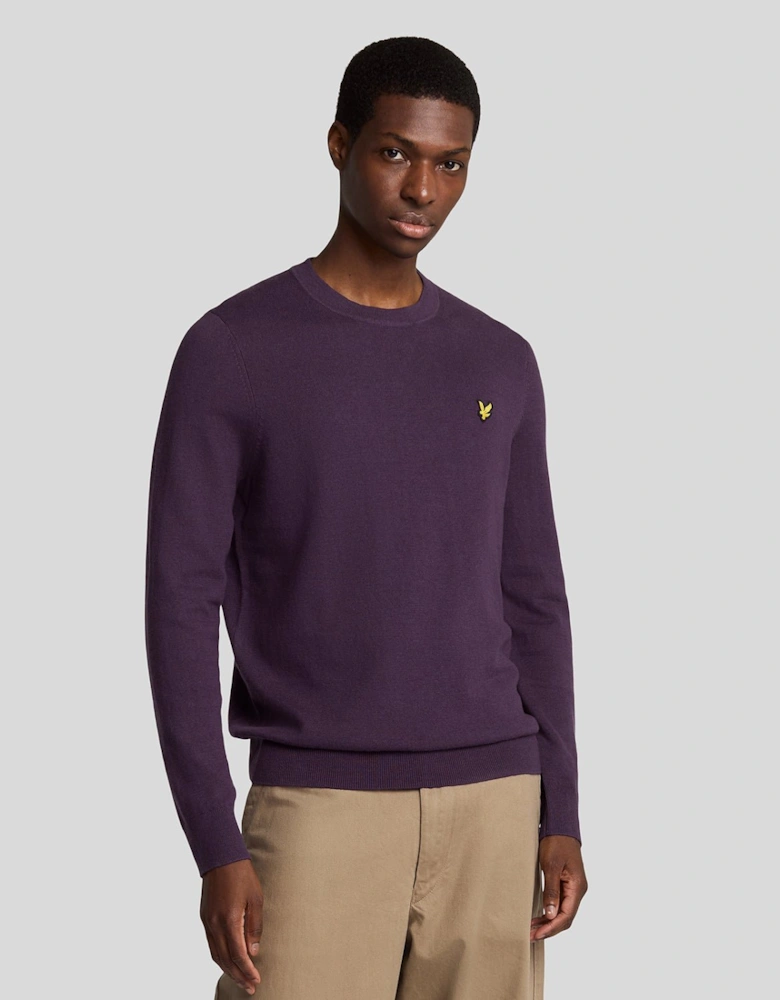 Cotton Merino Crew Neck Jumper