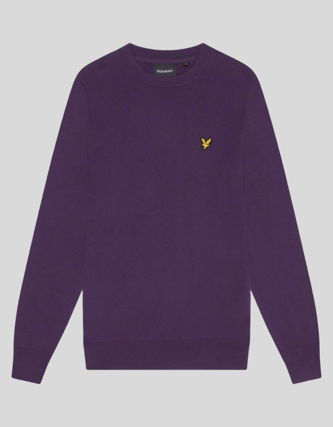 Cotton Merino Crew Neck Jumper