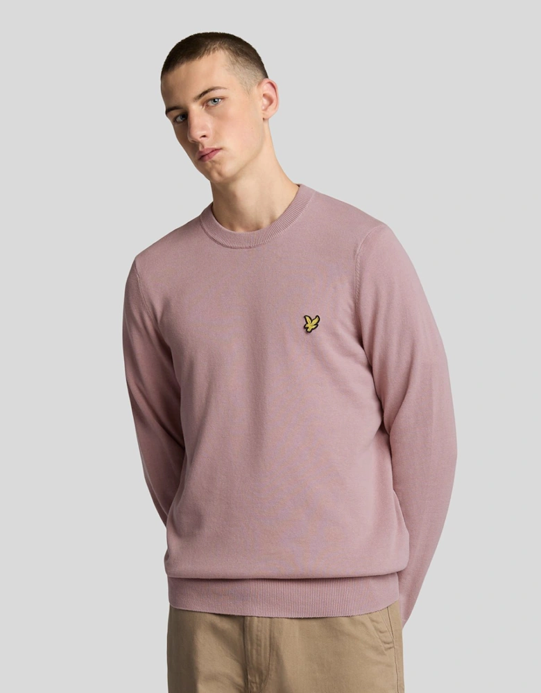 Cotton Crew Neck Jumper