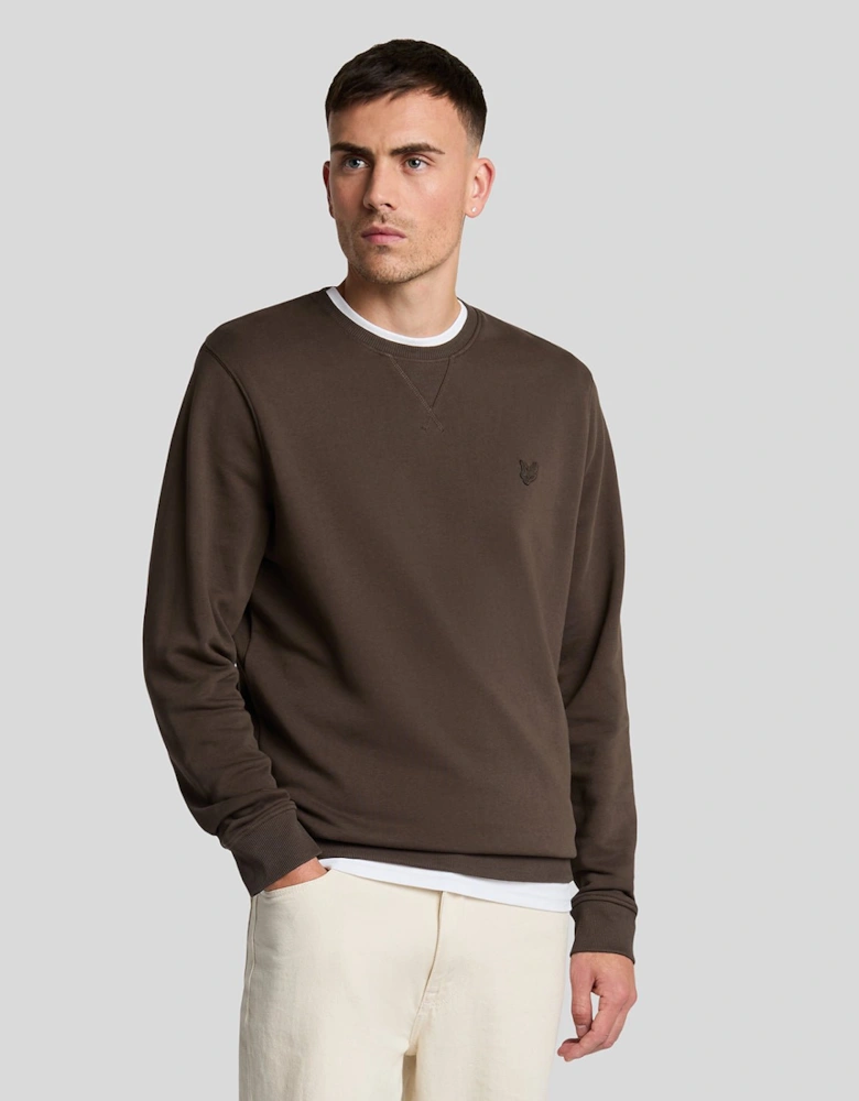 Tonal Eagle Crew Neck Sweatshirt