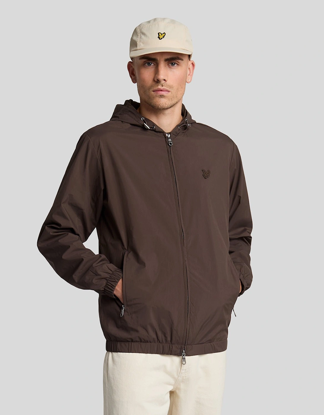 Tonal Eagle Hooded Bomber Jacket, 6 of 5