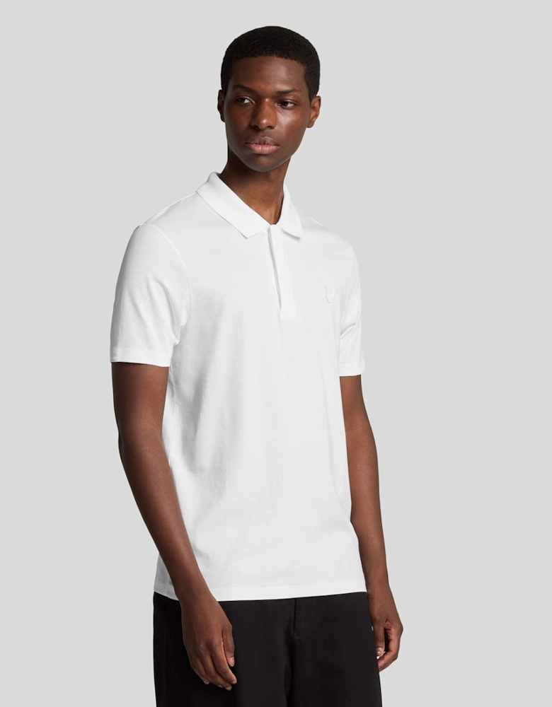 Tonal Eagle Superfine Cotton Polo Shirt