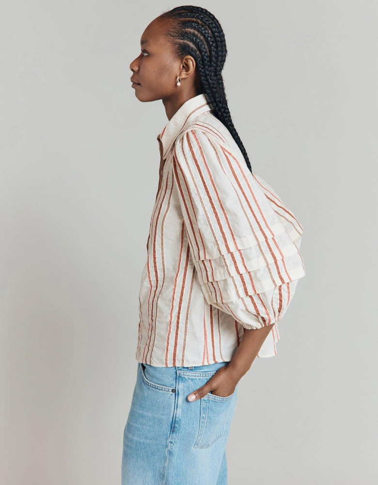 Madaline Blouse - Beige