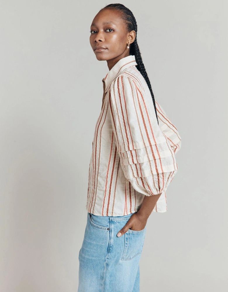 Madaline Blouse - Beige