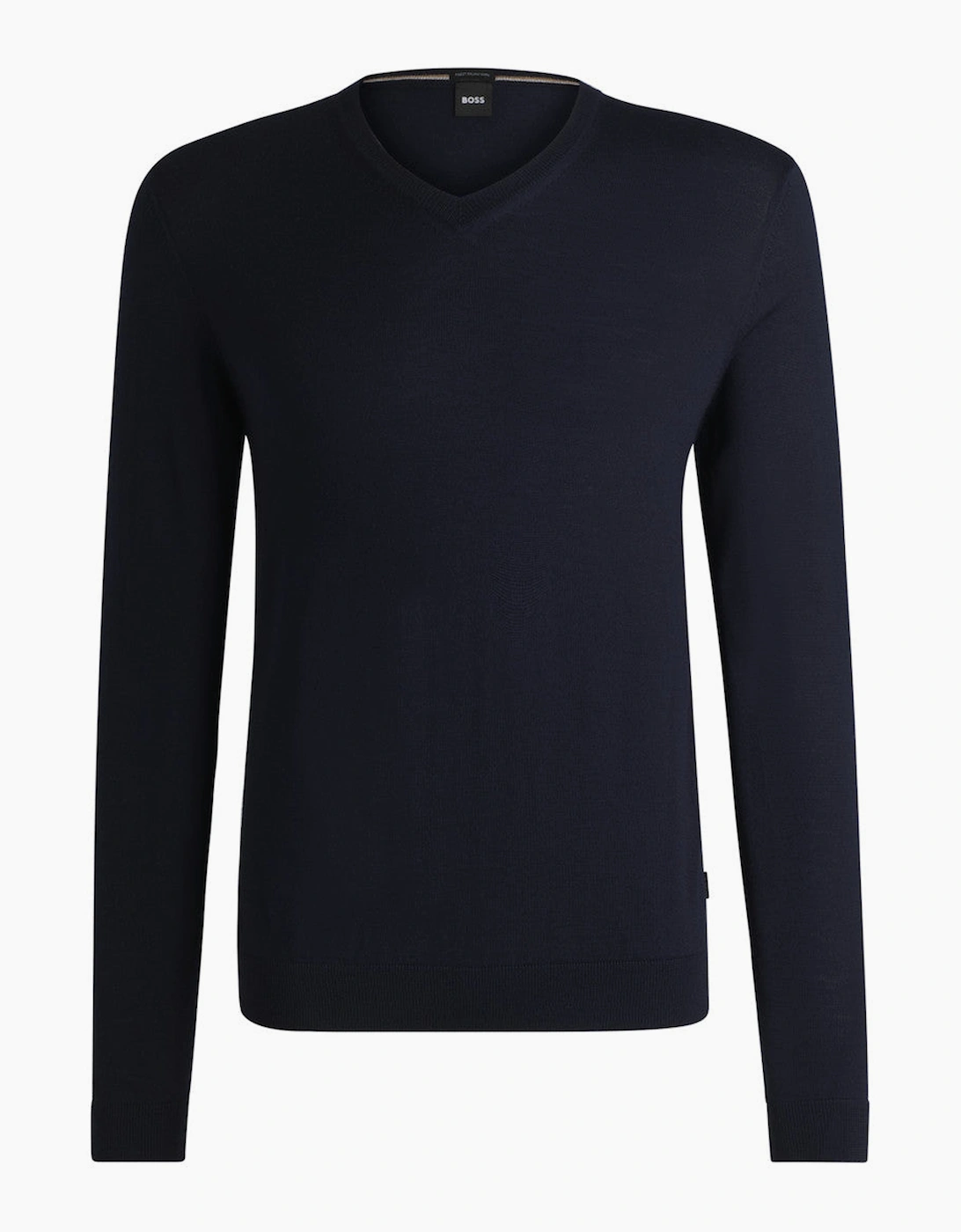 Men's BOSS Black Melba-P Knitwear 404 Dk Blue - Size: 44