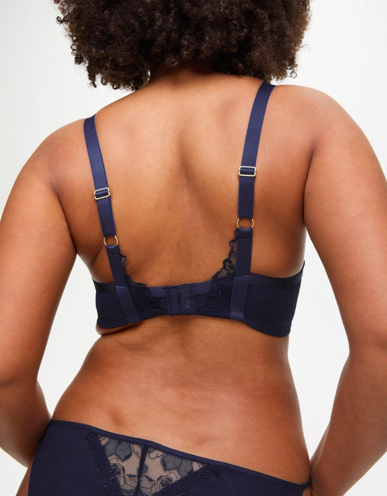 Marilyn Non Pad Balcony Bra - Dark Blue