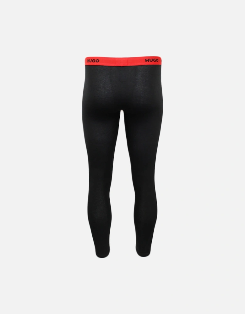 Linked Logo Long Johns, Black