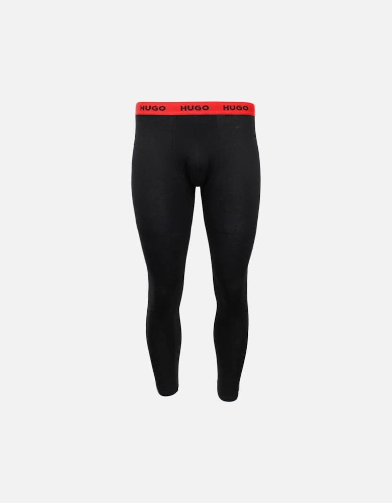 Linked Logo Long Johns, Black