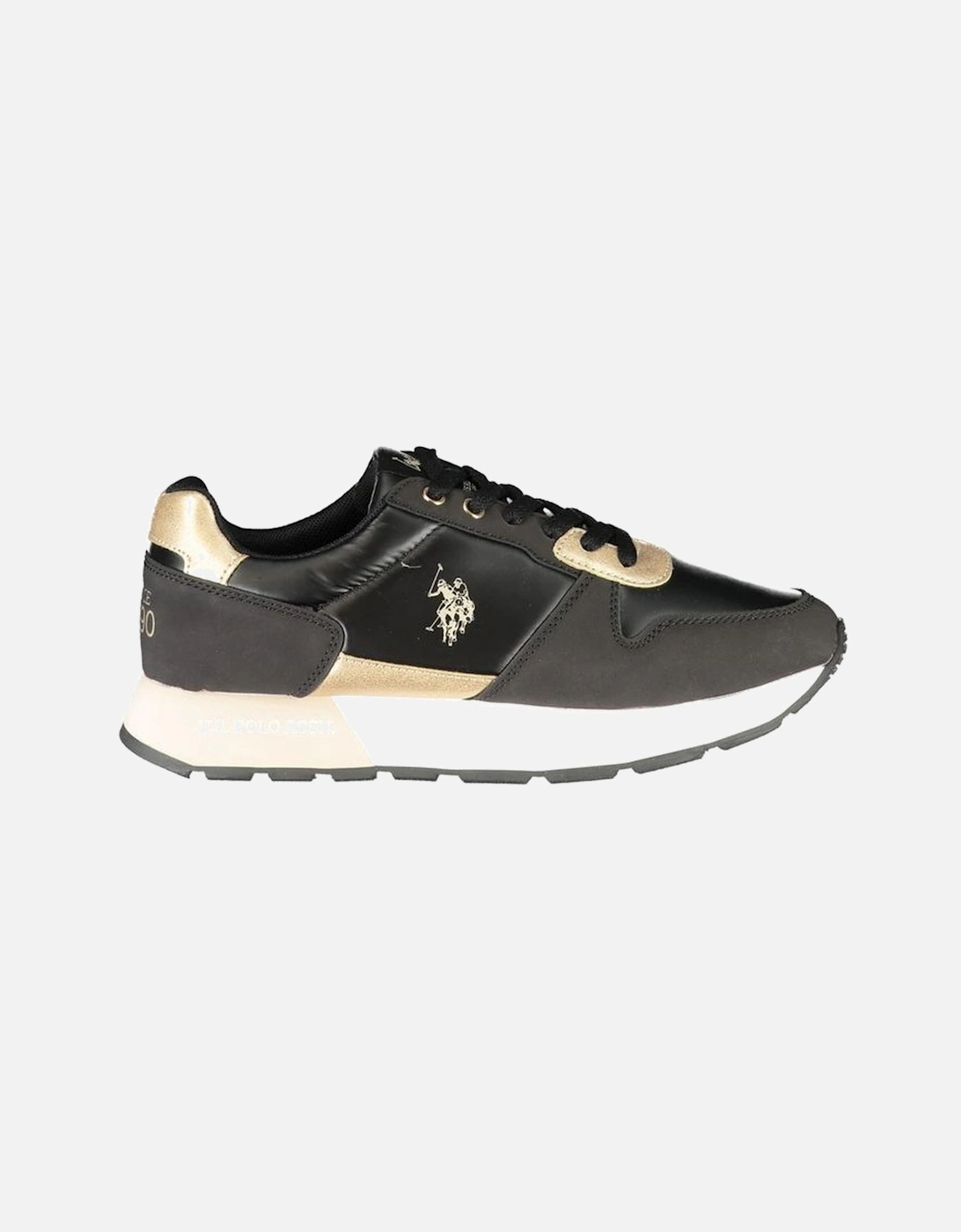 Printed Sports Footwear with Contrasting Laces and Logo Women - Black, 4 of 3