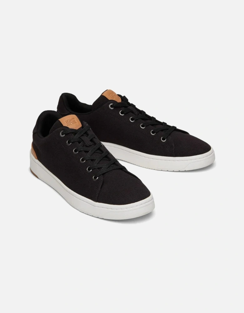 TRVL Lite 2.0 Low 100% Cotton Men's Black Trainers