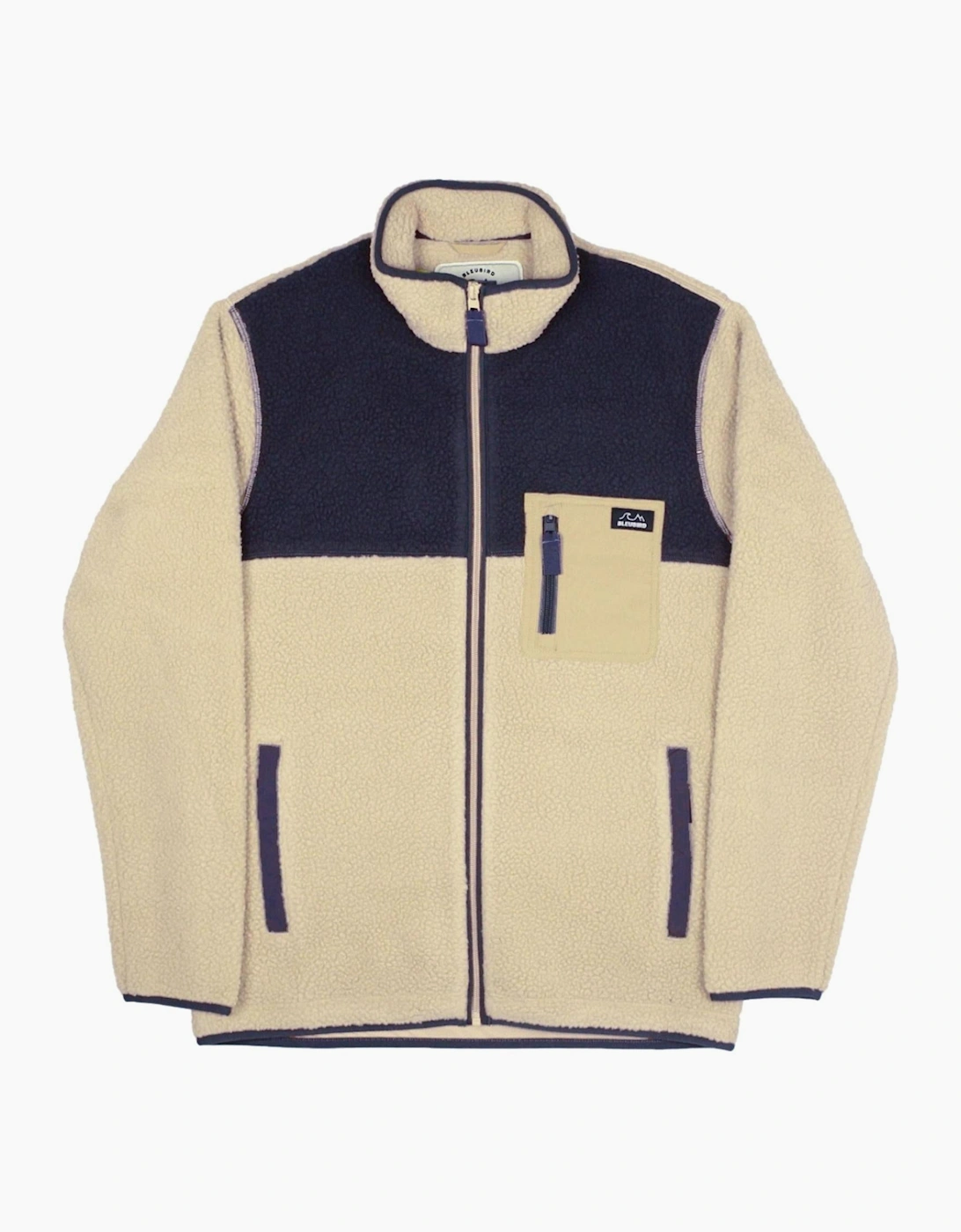 Bleubird Bleubird Polar Full Zip Sherpa Pullover Fleece - Cream