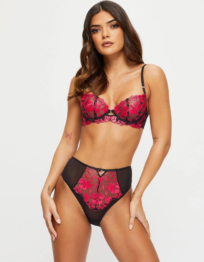 The Hero High Waisted Brief - Black/Multi