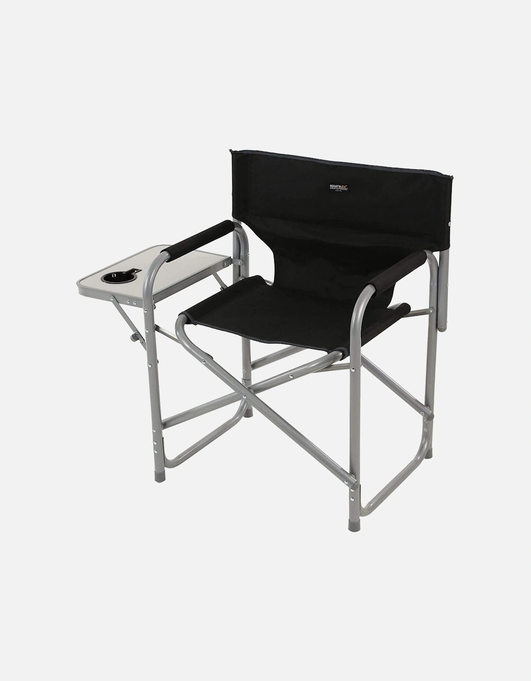 Regatta Unisex Black Directors Folding Camping Chair - Size: One Size