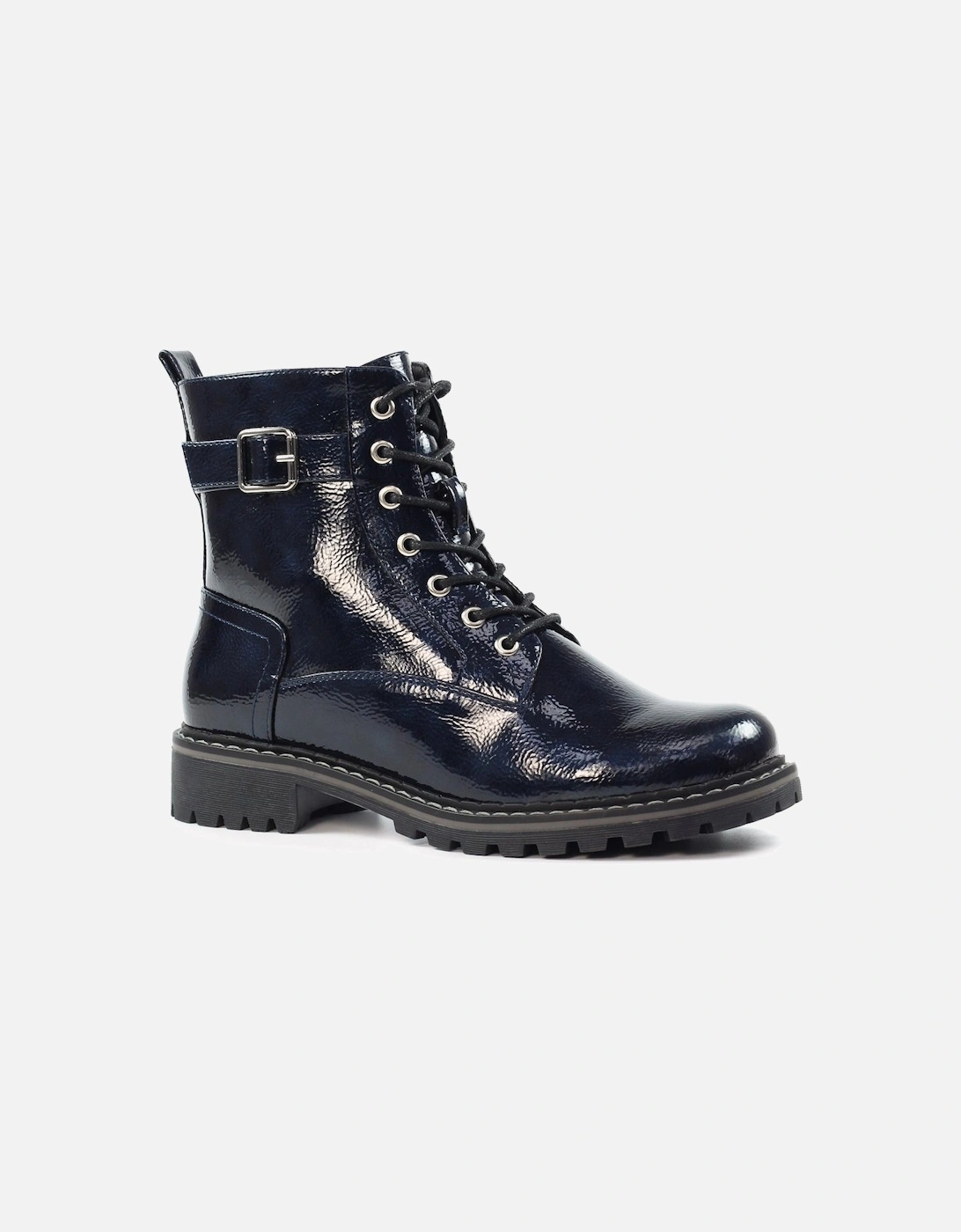 Parlour Patent Womens Ankle Boots, 7 of 6