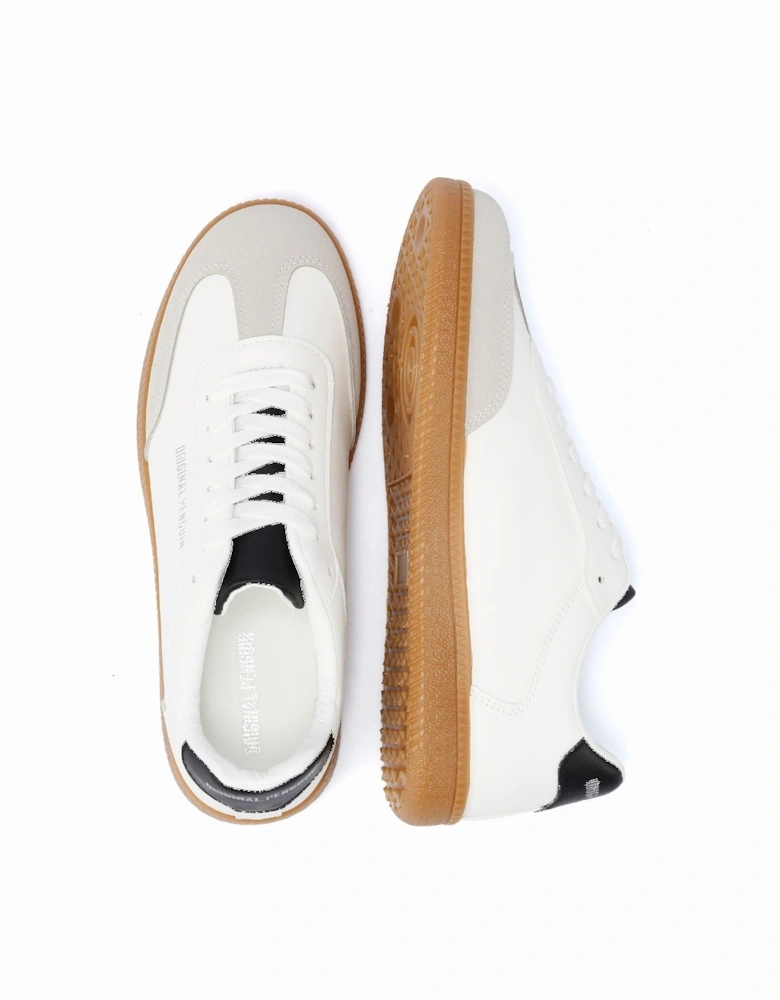 Penguin Salsa Men's White / Gum Trainers