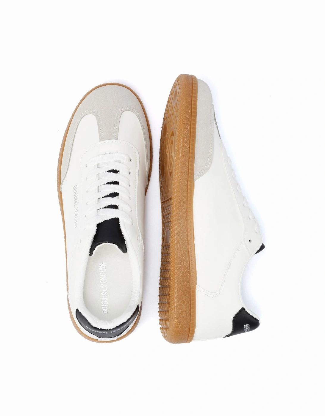 Penguin Salsa Men's White / Gum Trainers