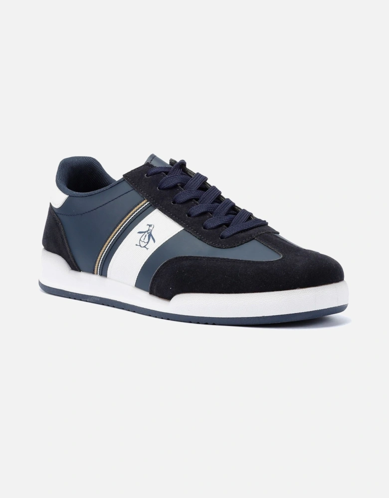 Penguin Gaz Men's Navy Trainers