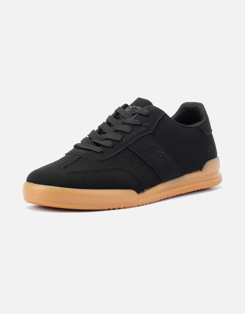 Penguin Giovanni Men's Black / Gum Trainers