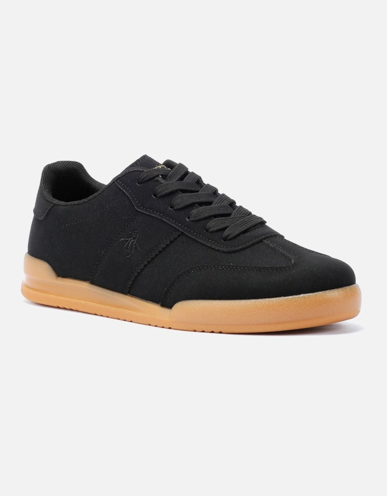 Penguin Giovanni Men's Black / Gum Trainers