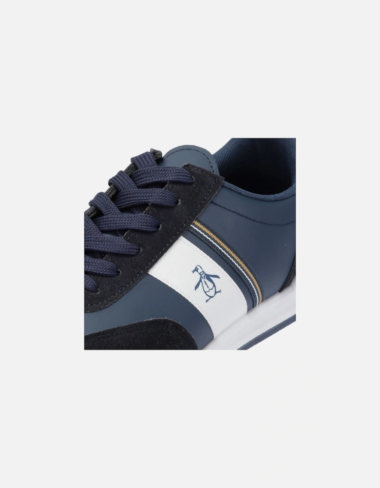 Penguin Gaz Men's Navy Trainers