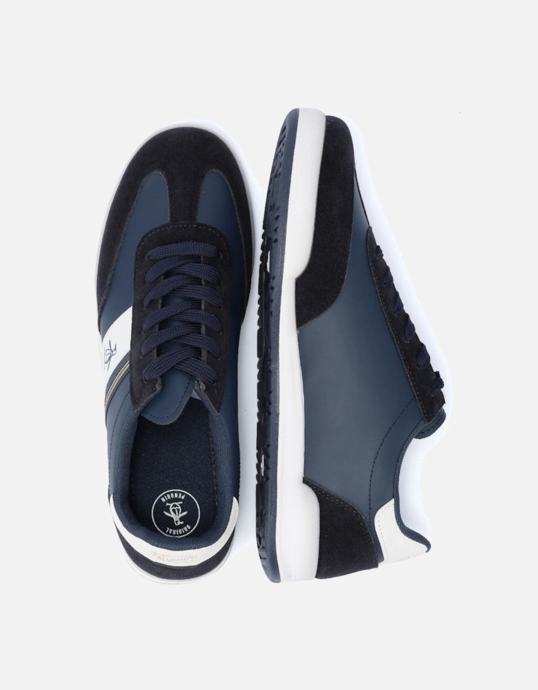 Penguin Gaz Men's Navy Trainers