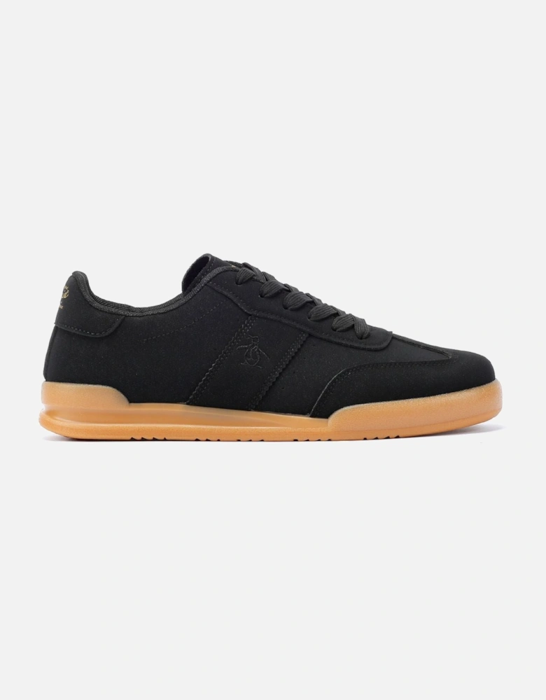 Penguin Giovanni Men's Black / Gum Trainers