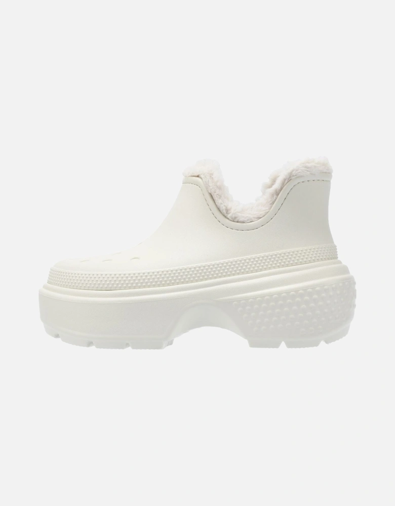 Stomp Lined Shorty Women's Off White Boots