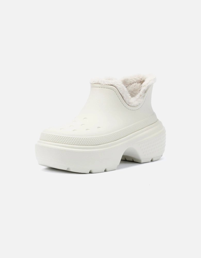 Stomp Lined Shorty Women's Off White Boots