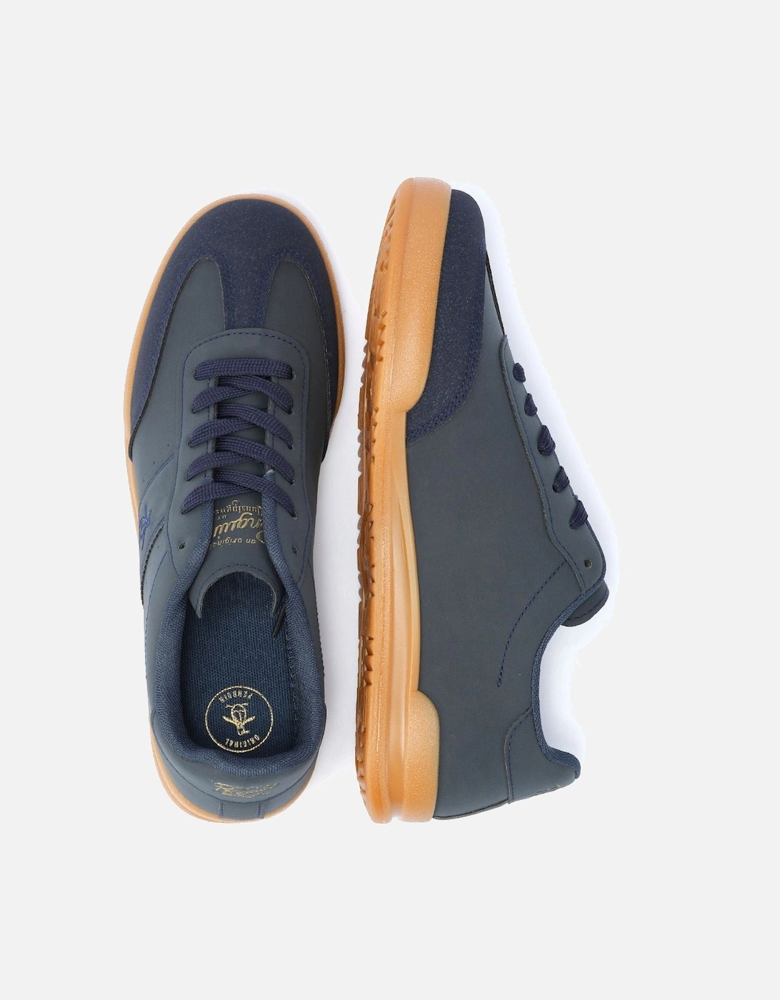 Penguin Giovanni Men's Navy / Gum Trainers