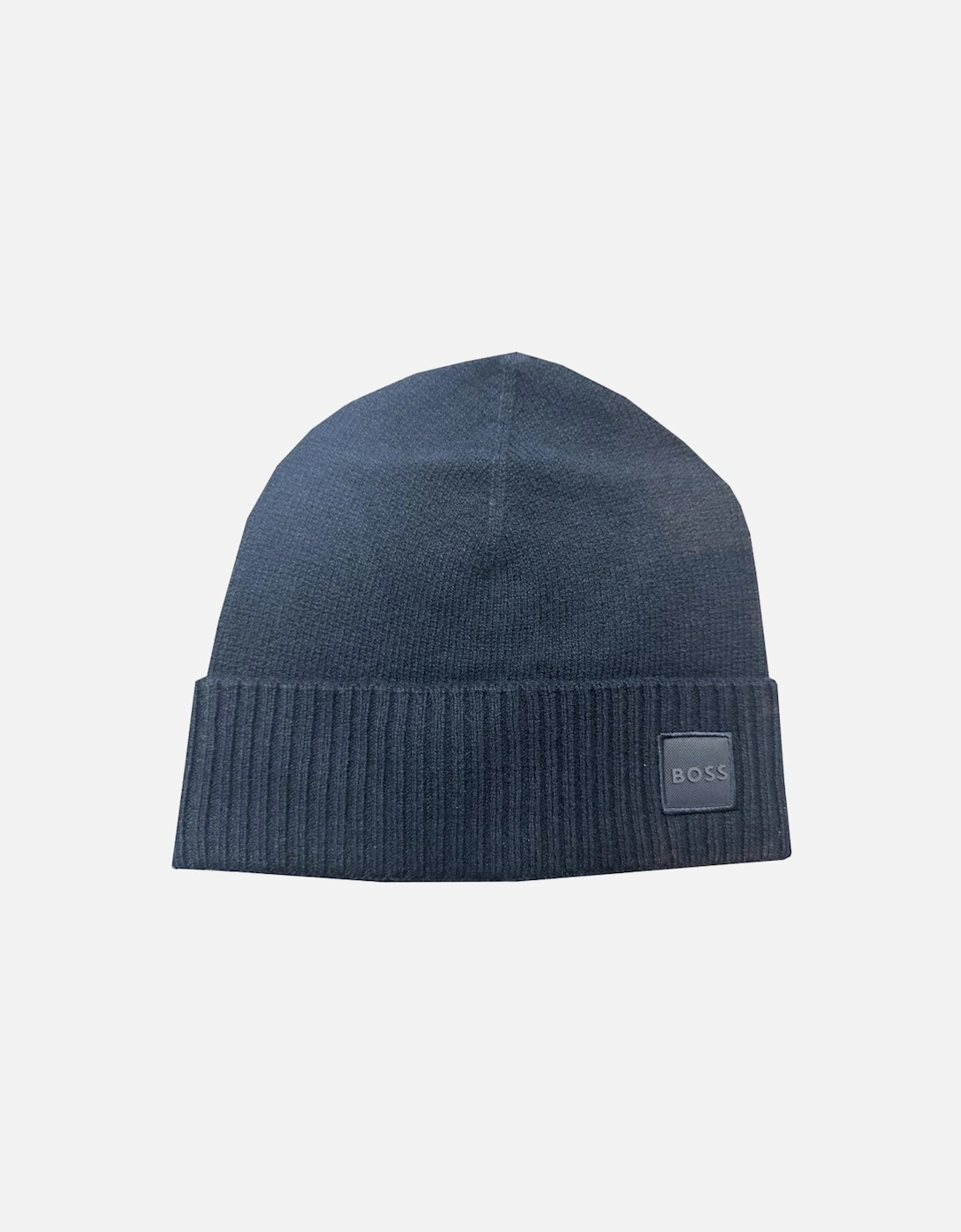 Men's Navy Knitted Akaio Hat, 4 of 3