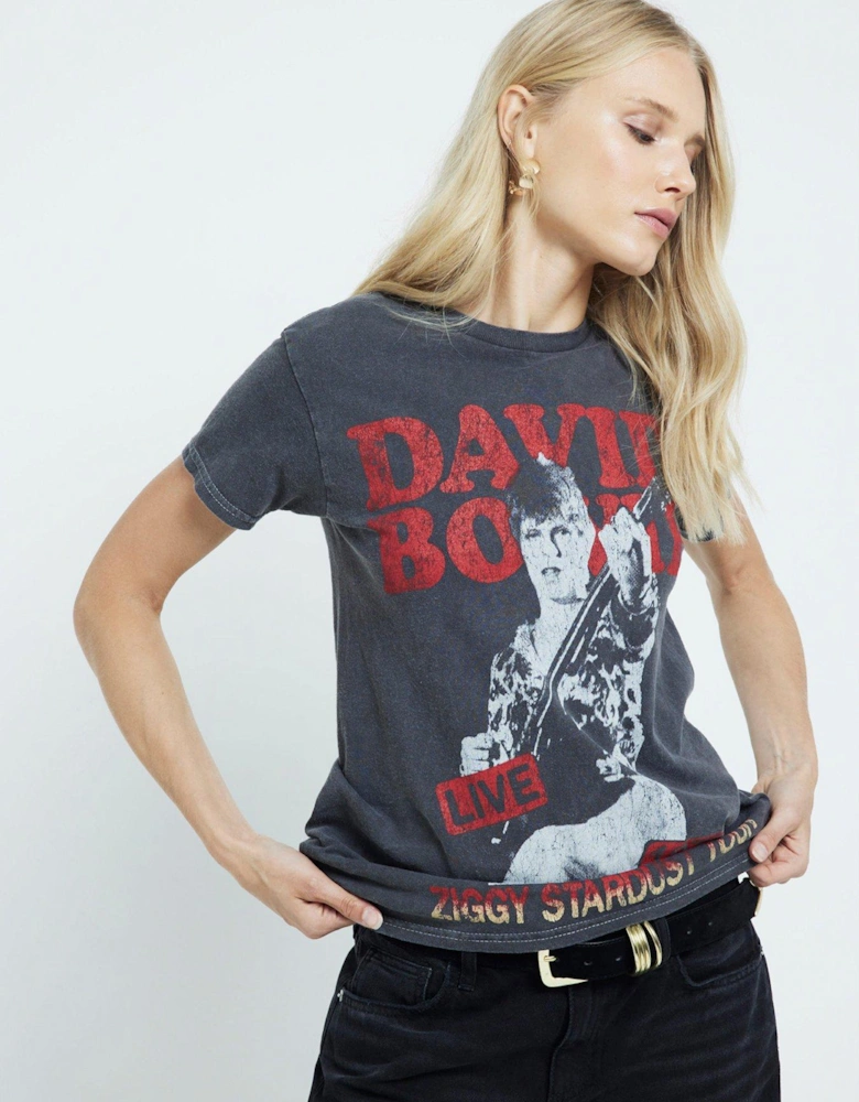 David Bowie Tee - Grey