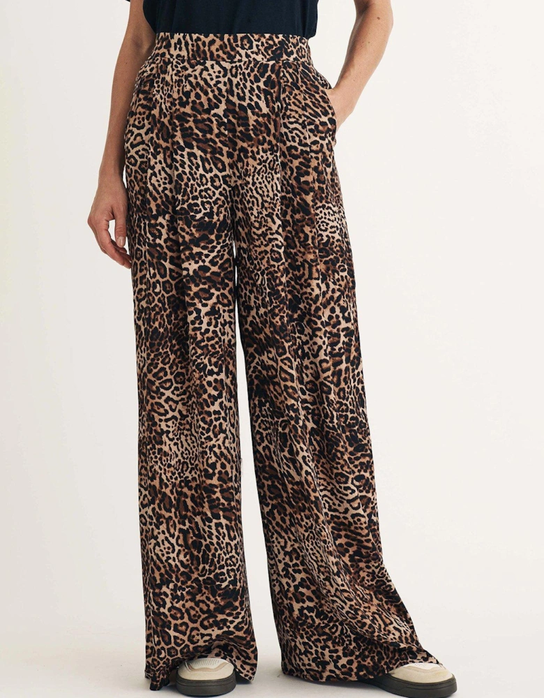 Full Length Trouser - Leopard - Multi