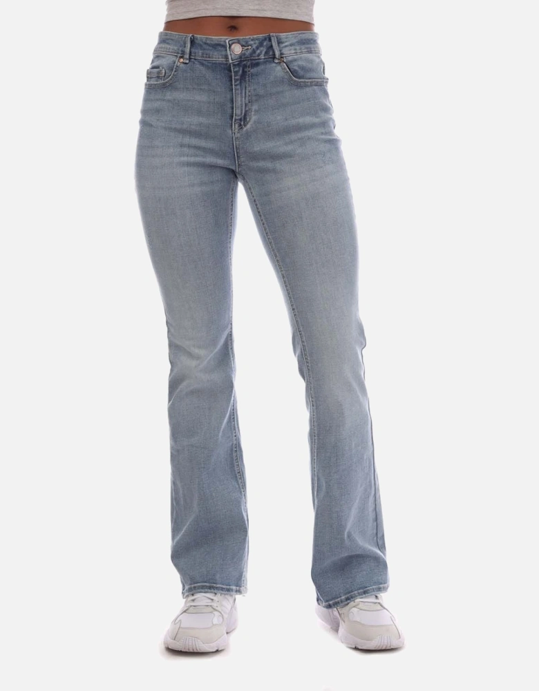 Flash Mid Rise Flared Jeans