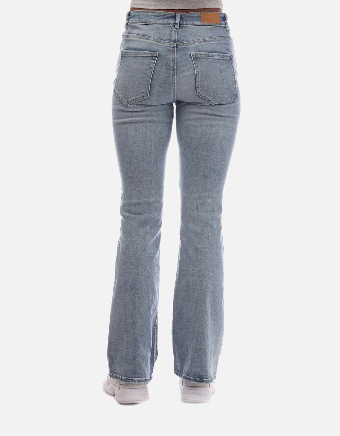 Flash Mid Rise Flared Jeans