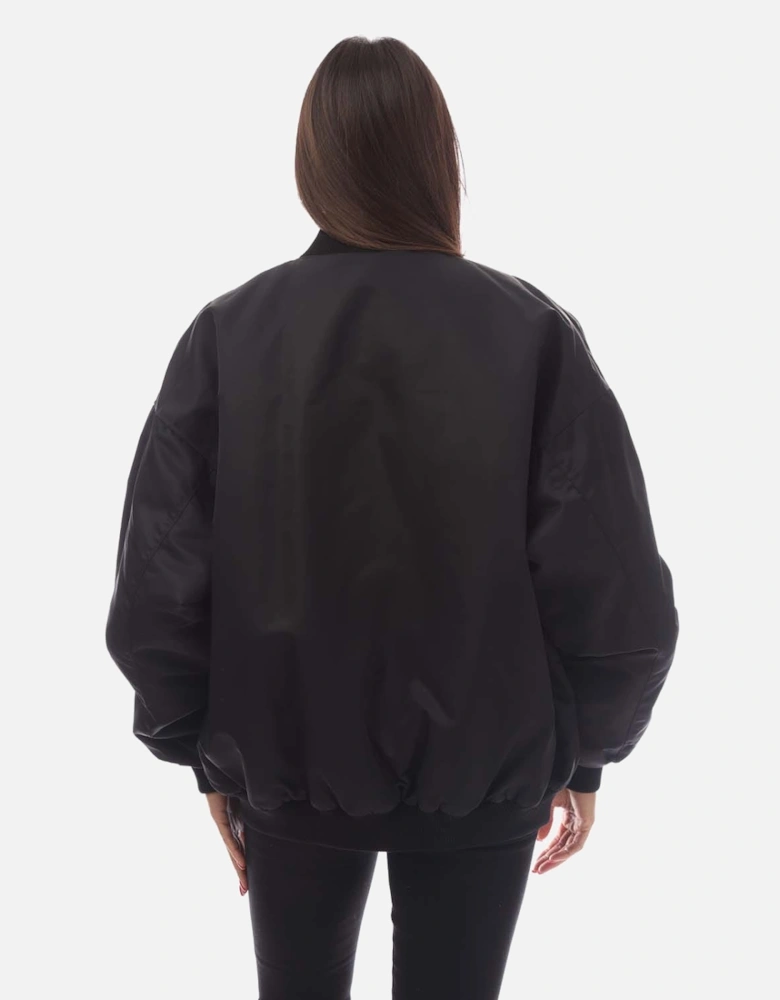 Flesaine-1 Oversized-Fit Bomber Jacket