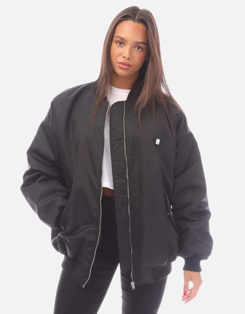 Flesaine-1 Oversized-Fit Bomber Jacket