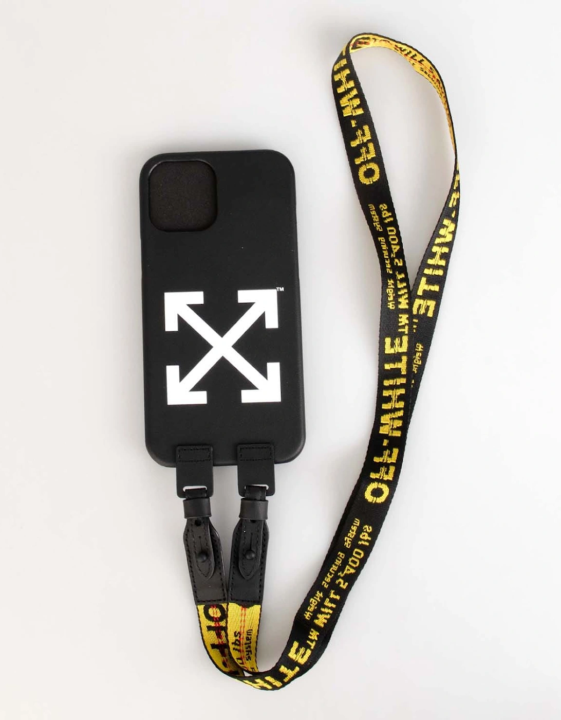 OFF-WHITE Ind Belt iPhone 12 Pro Max Case - Yellow - Size: ONE size