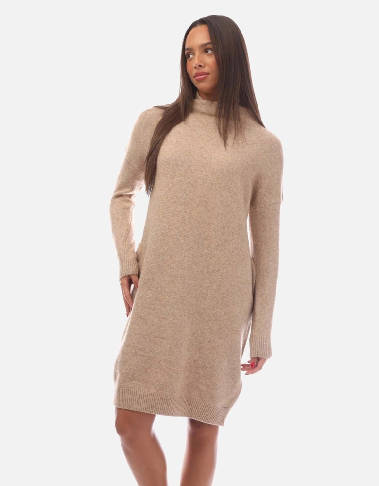 Isabella Funnel Neck Jumper Dress