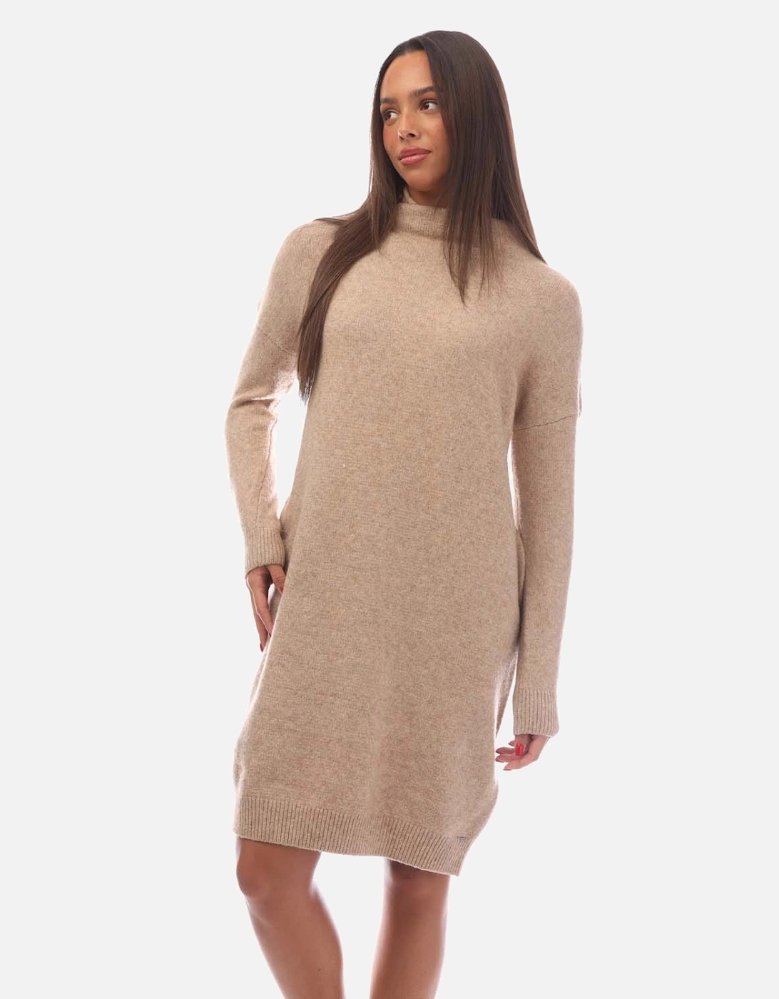 Isabella Funnel Neck Jumper Dress, 6 of 5