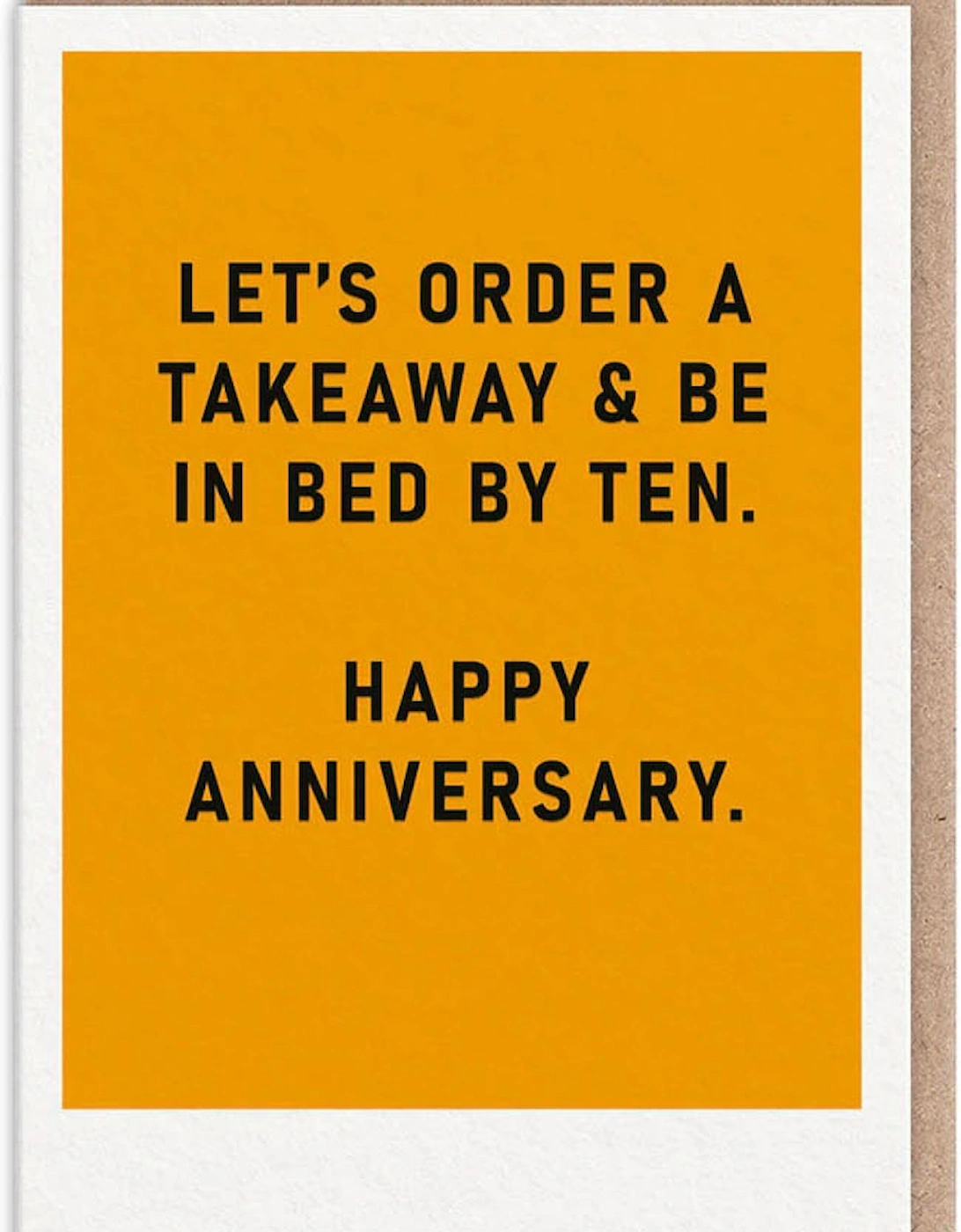 In Bed By Ten Anniversary Card, 2 of 1